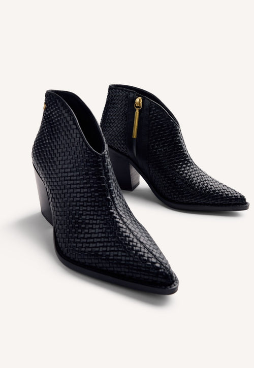 BRAIDED LEATHER BOOTS ERHARD