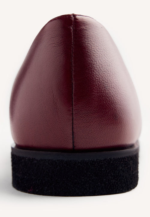 LEATHER BALLET FLATS LONSDALE