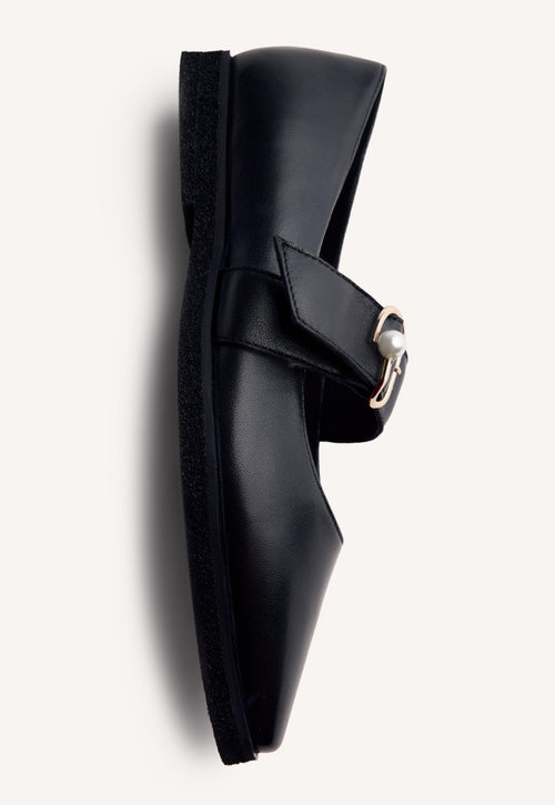 PEARL LEATHER BALLET FLATS ARVESON