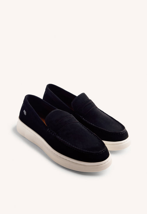 PLATFORM LEATHER LOAFERS HUBBELL