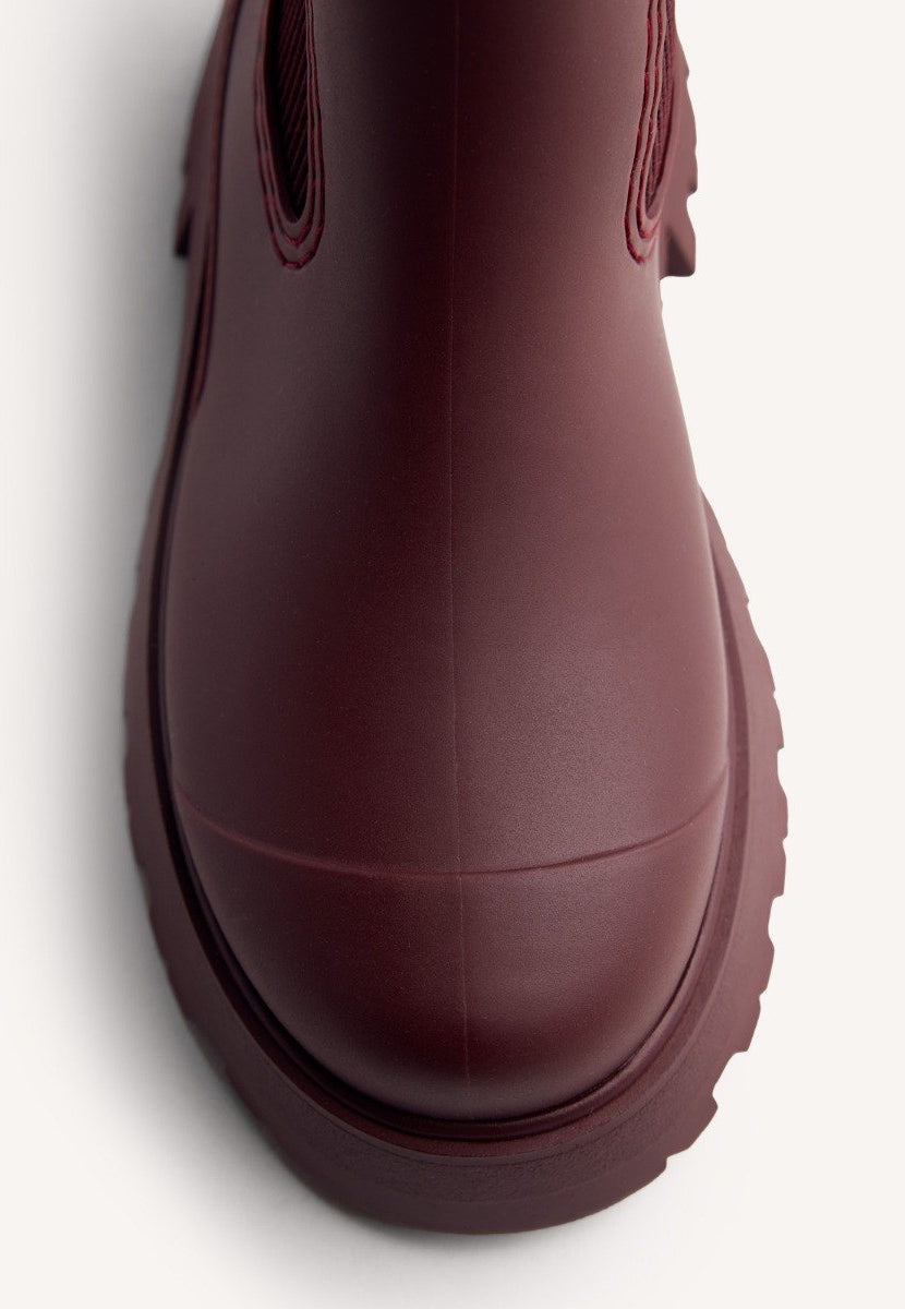 PLATFORM RAIN ANKLE BOOTS BELDING