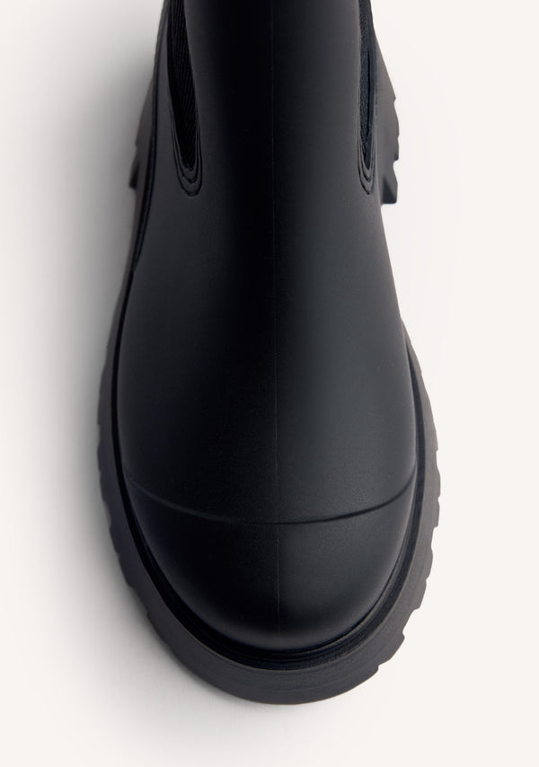 PLATFORM RAIN ANKLE BOOTS BELDING