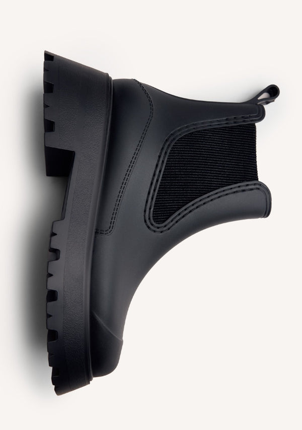 PLATFORM RAIN ANKLE BOOTS BELDING