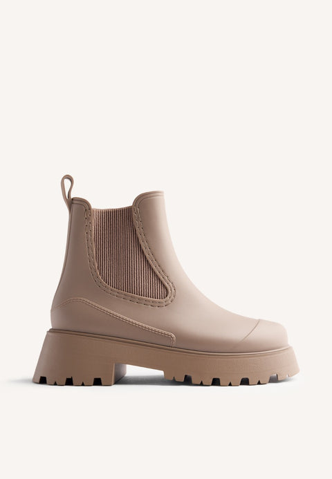 PLATFORM RAIN ANKLE BOOTS BELDING
