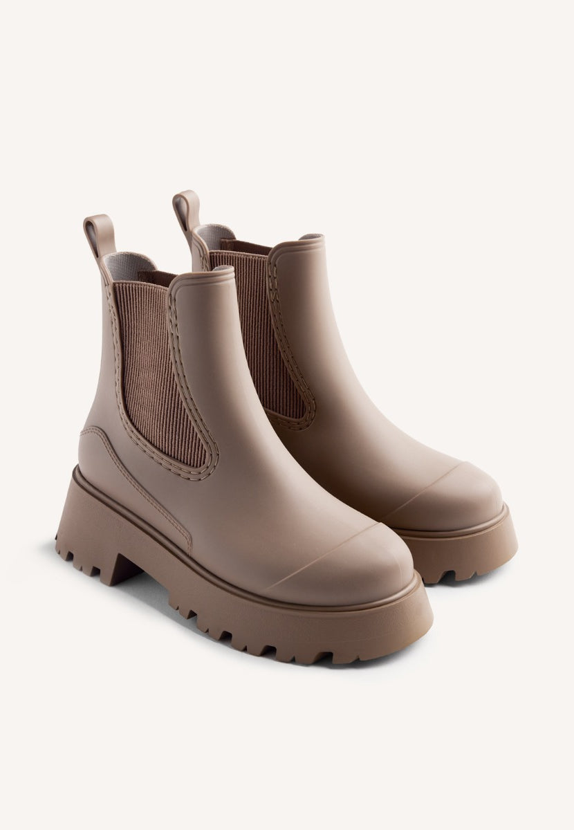 PLATFORM RAIN ANKLE BOOTS BELDING