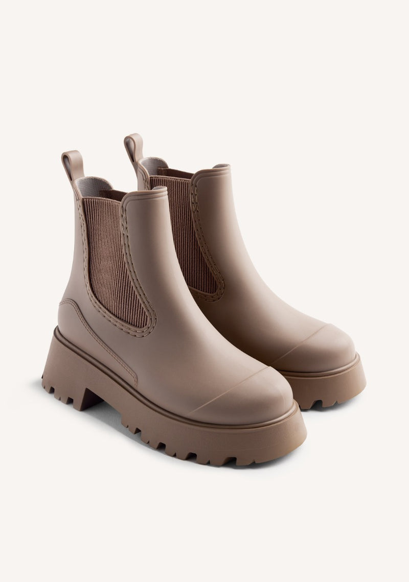 PLATFORM RAIN ANKLE BOOTS BELDING