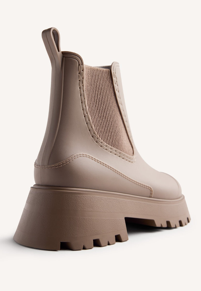 PLATFORM RAIN ANKLE BOOTS BELDING