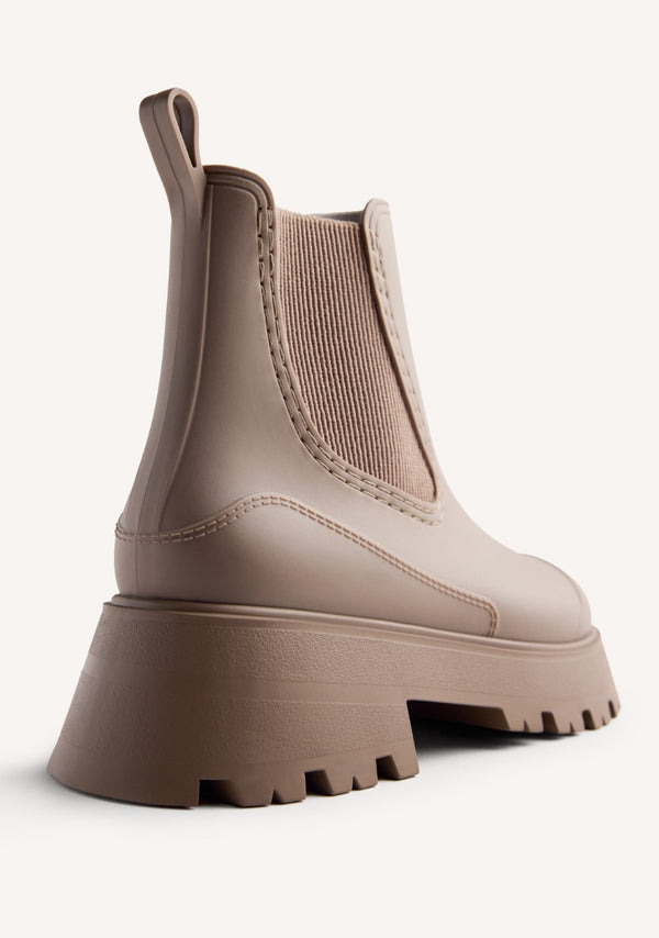 PLATFORM RAIN ANKLE BOOTS BELDING