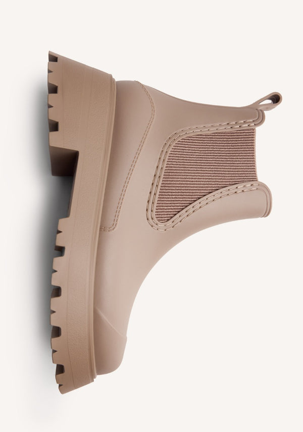 PLATFORM RAIN ANKLE BOOTS BELDING