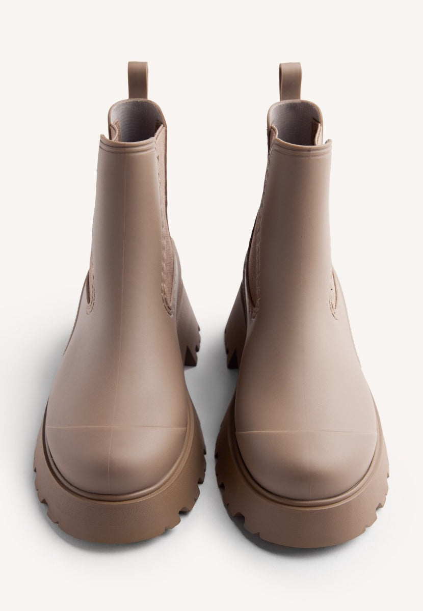 PLATFORM RAIN ANKLE BOOTS BELDING