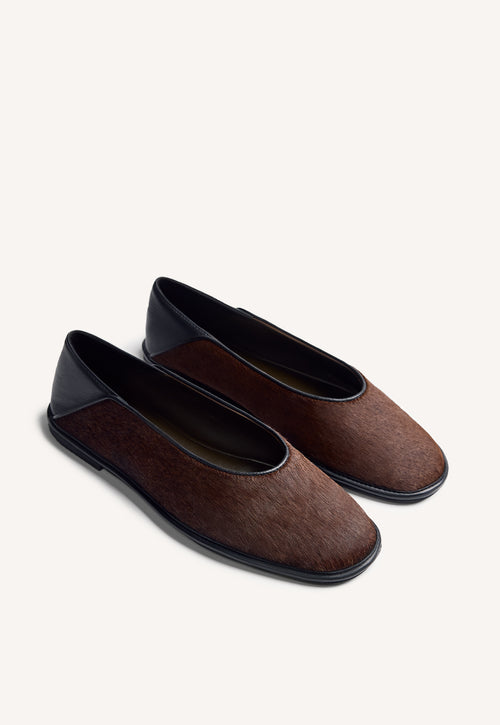 LEATHER BALLET FLATS BY MELYSSA PINTO
