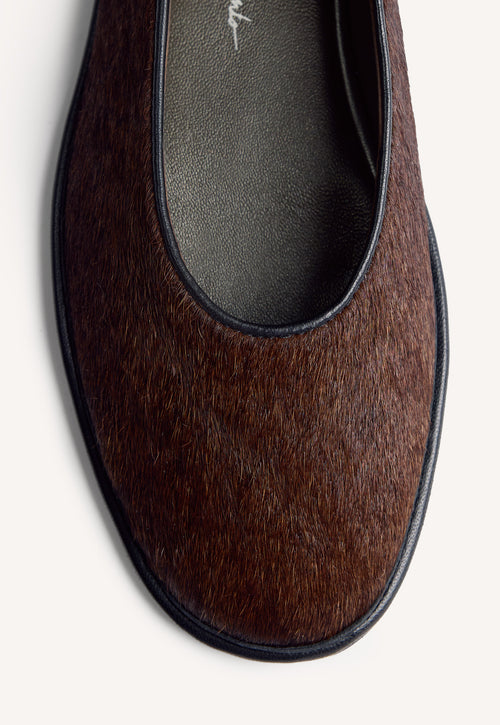 LEATHER BALLET FLATS BY MELYSSA PINTO