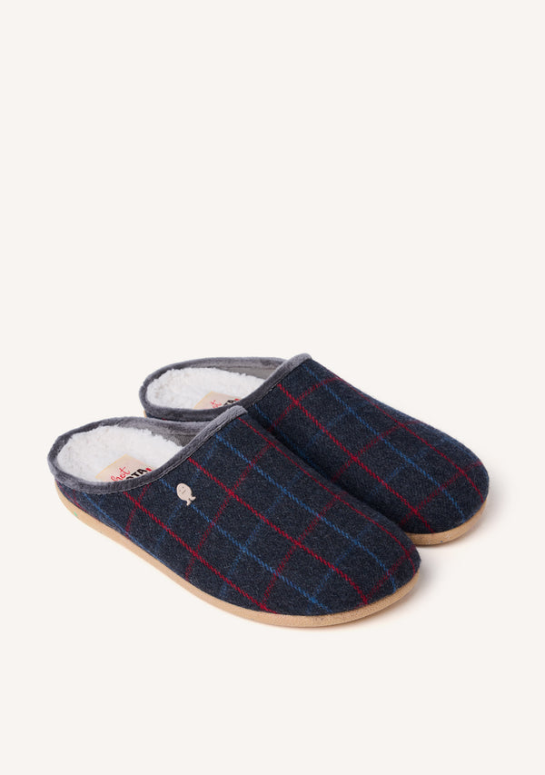 ZAPATILLAS DE CASA CUADROS