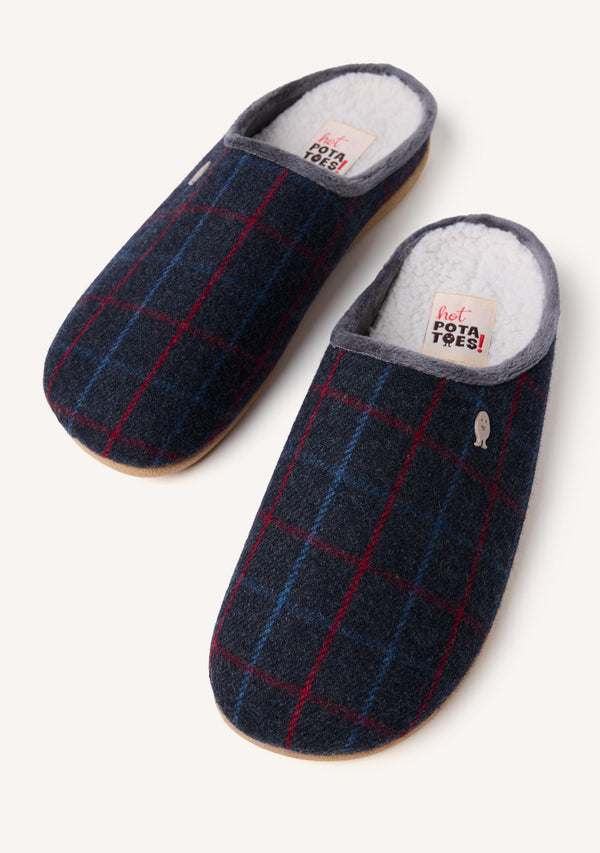 ZAPATILLAS DE CASA CUADROS