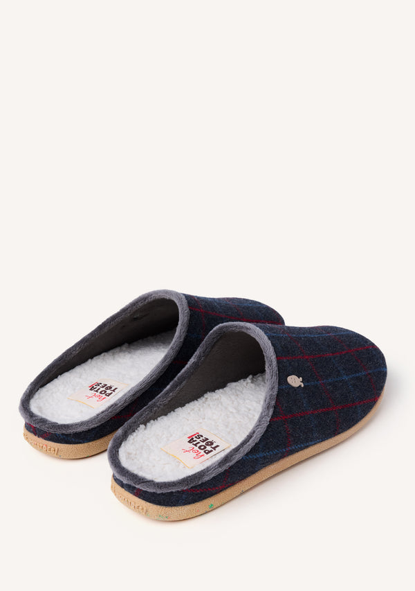 ZAPATILLAS DE CASA CUADROS