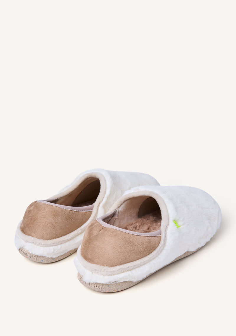 SOFT WHITE HOUSE SLIPPERS
