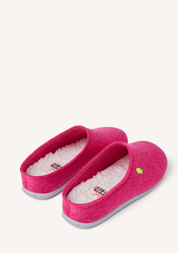 FUCHSIA HOUSE SLIPPERS