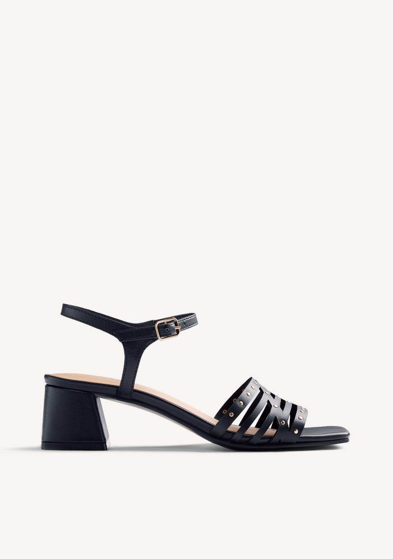 STUDDED LEATHER SANDALS BAIS