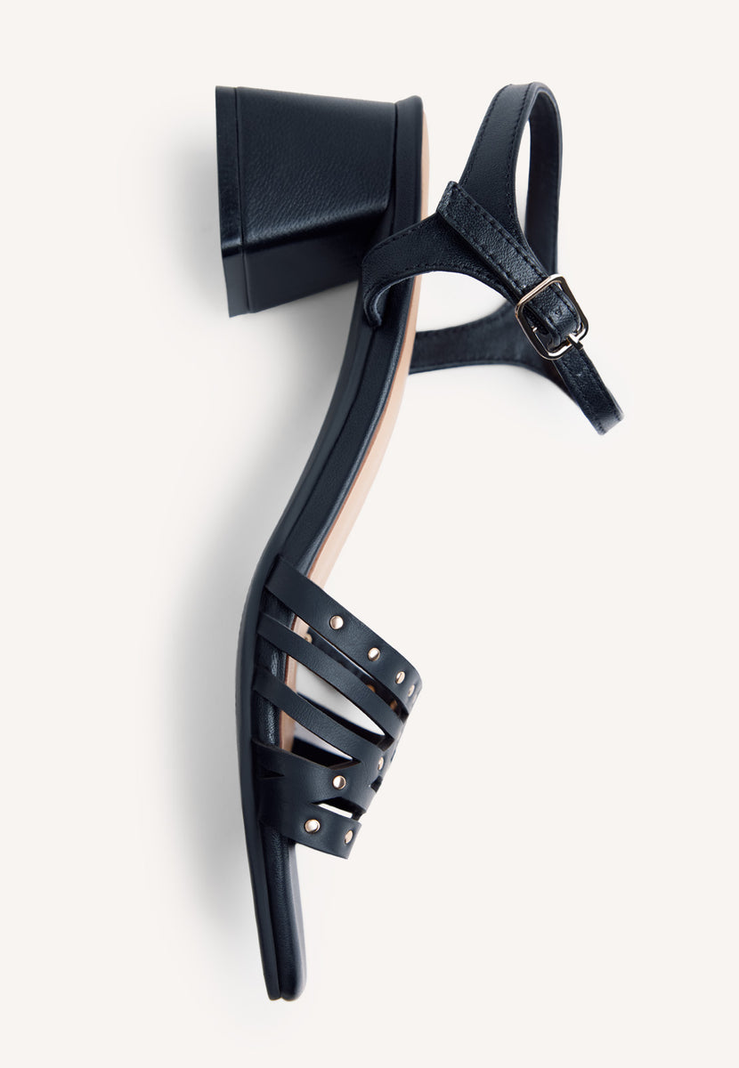 SANDALI PELLE BORCHIE BAIS