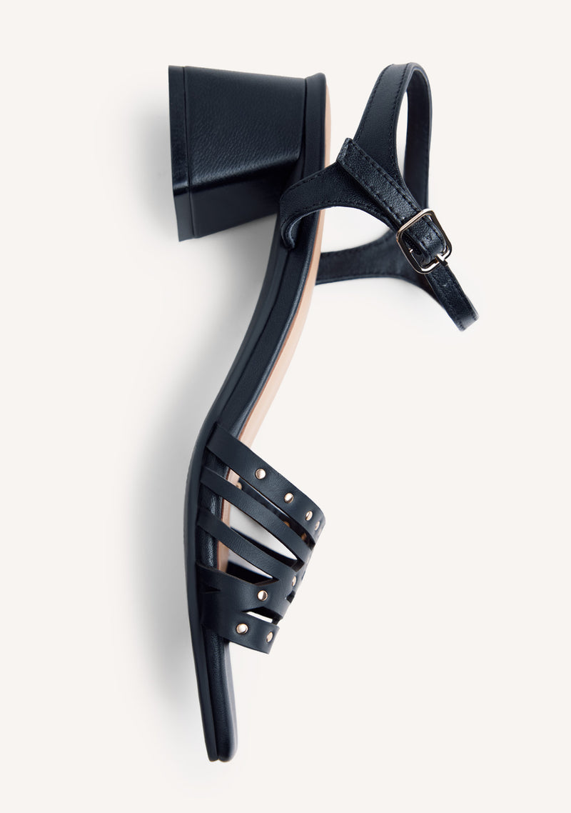 STUDDED LEATHER SANDALS BAIS