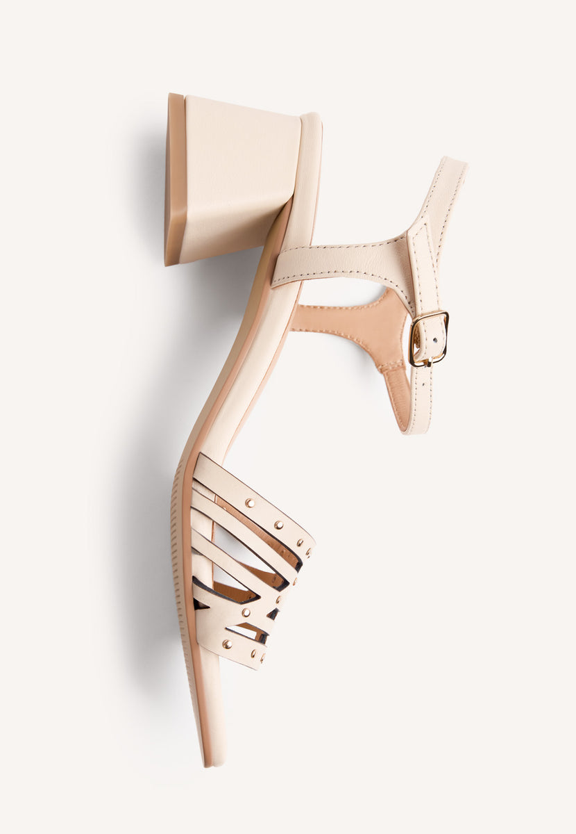 SANDALI PELLE BORCHIE BAIS