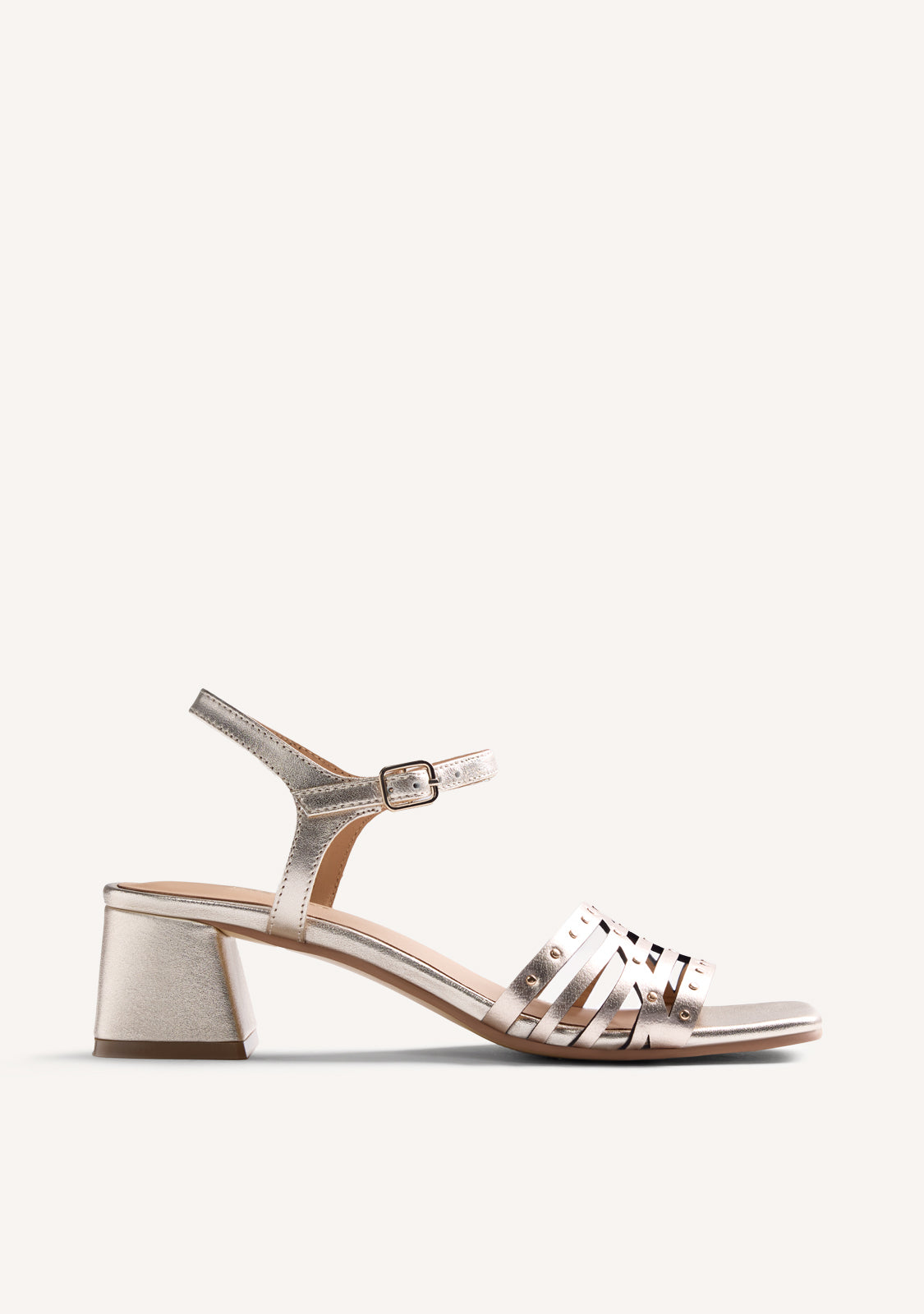STUDDED LEATHER SANDALS BAIS