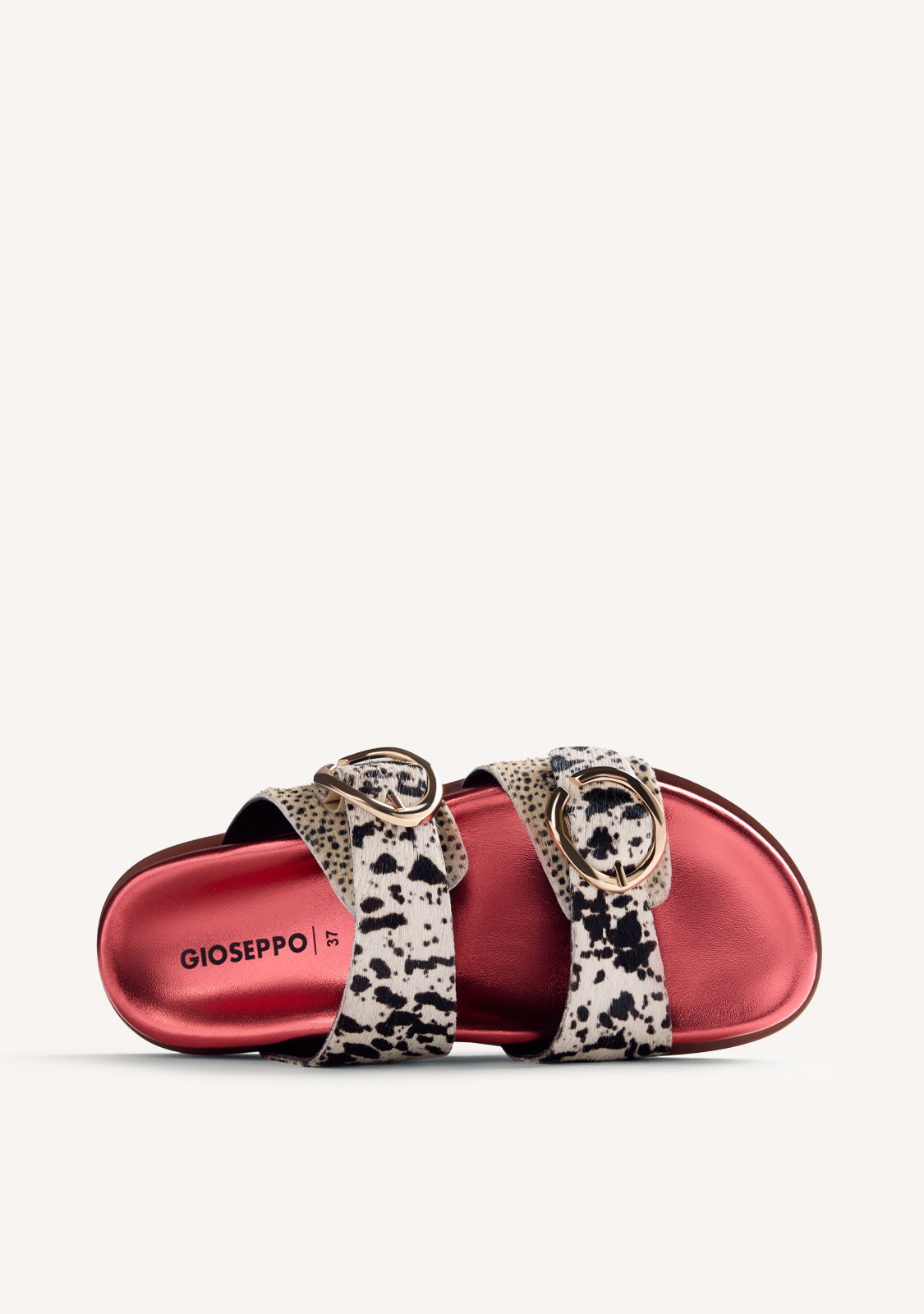 SANDALES BIO CUIR IMPRIMÉ ANIMALIER CARNEY