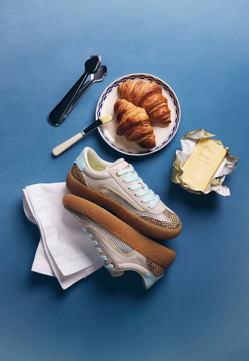 ZAPATILLAS PIEL Y REJILLA COZAD