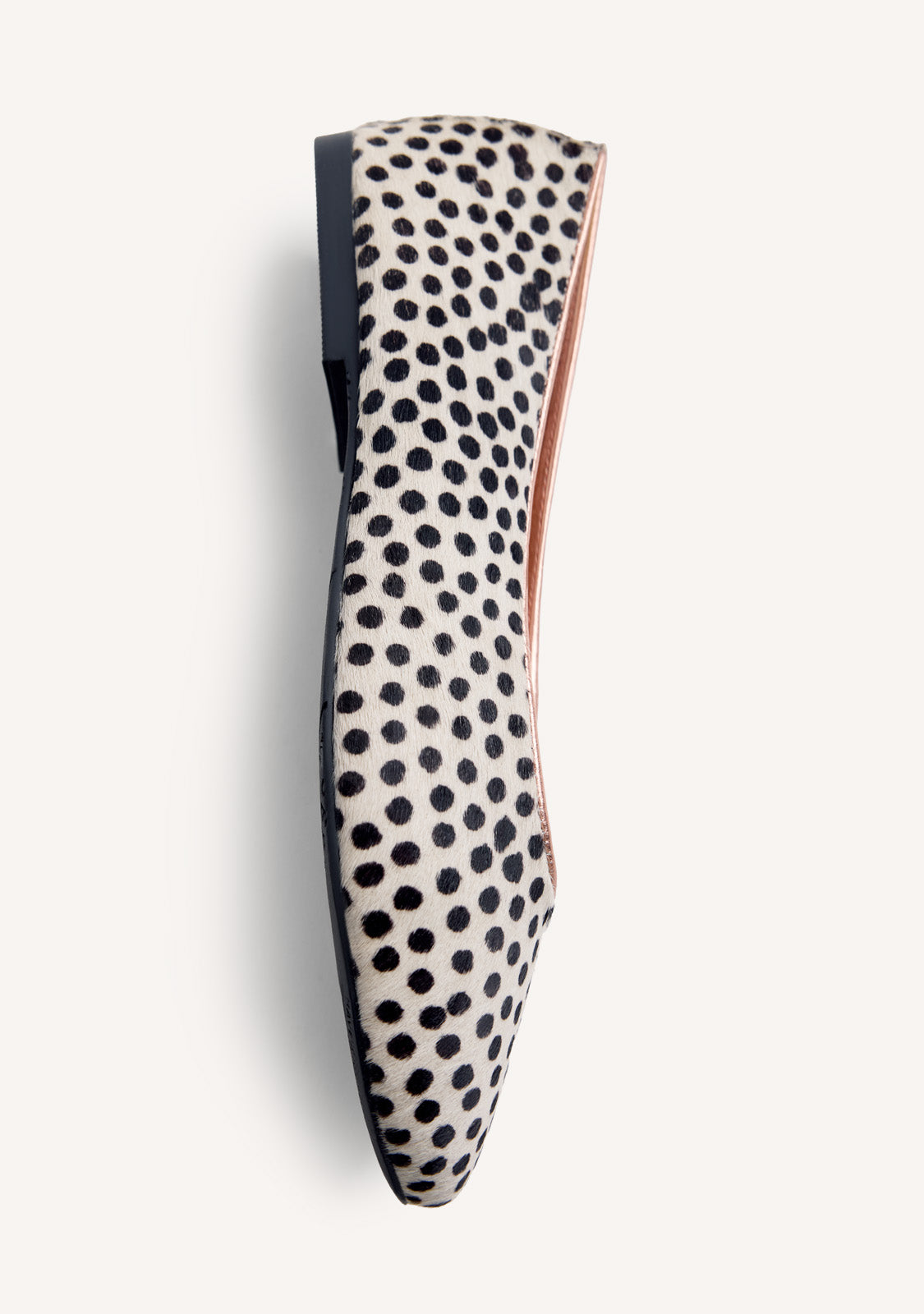 ANIMAL PRINT LEATHER BALLET FLATS UVINZA