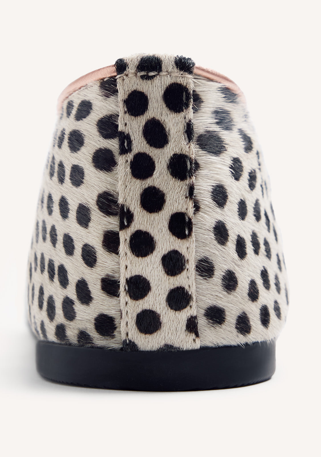 ANIMAL PRINT LEATHER BALLET FLATS UVINZA