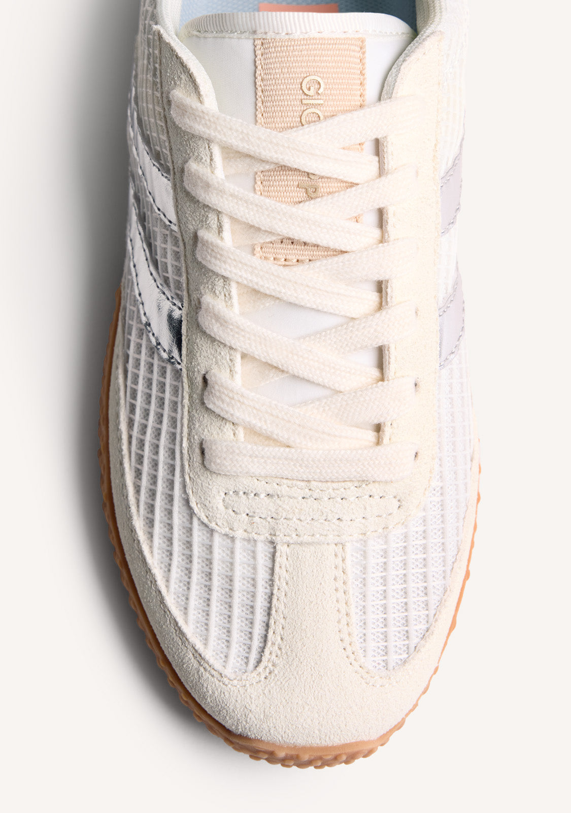 LEATHER AND MESH SNEAKERS CHAKE