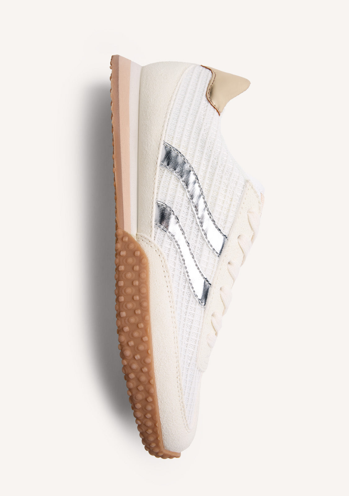 LEATHER AND MESH SNEAKERS CHAKE