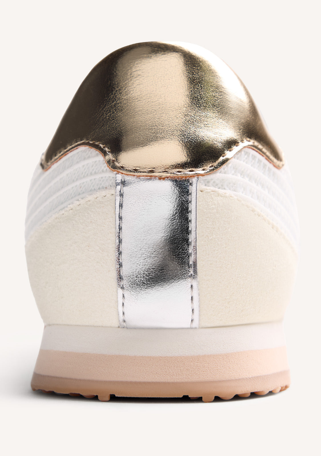 LEATHER AND MESH SNEAKERS CHAKE