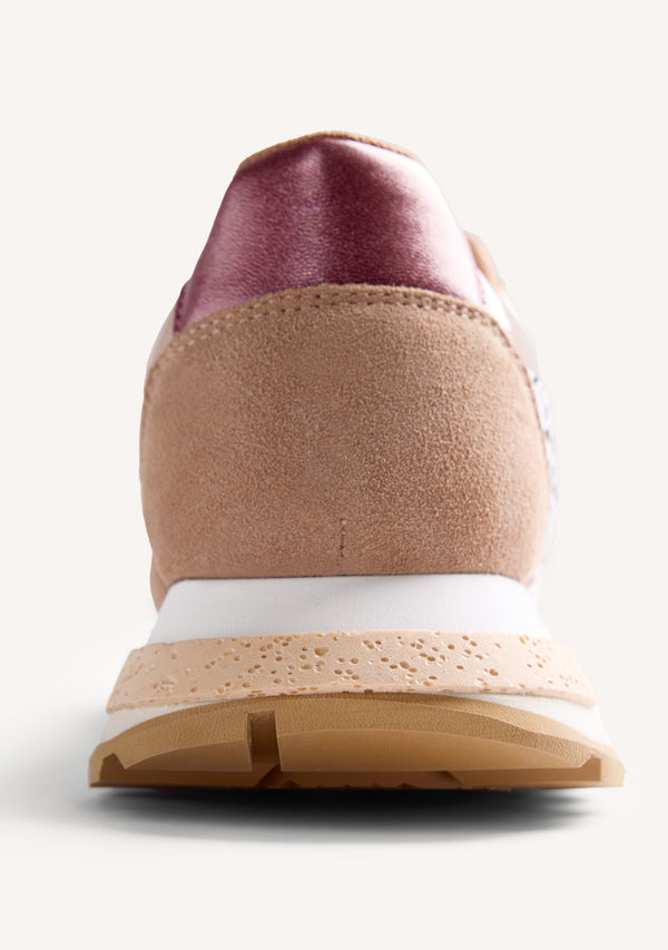 ANIMAL PRINT LEATHER SNEAKERS EMALI