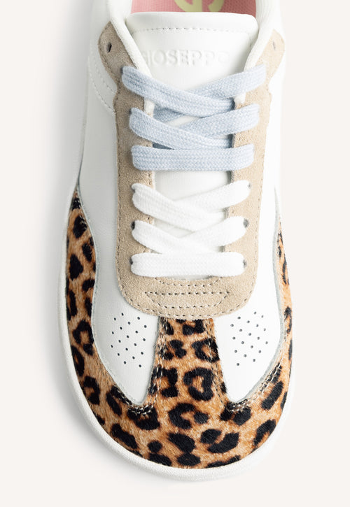 GIOSEPPO BAREFOOT - ANIMAL PRINT LEATHER SNEAKERS ENKARE