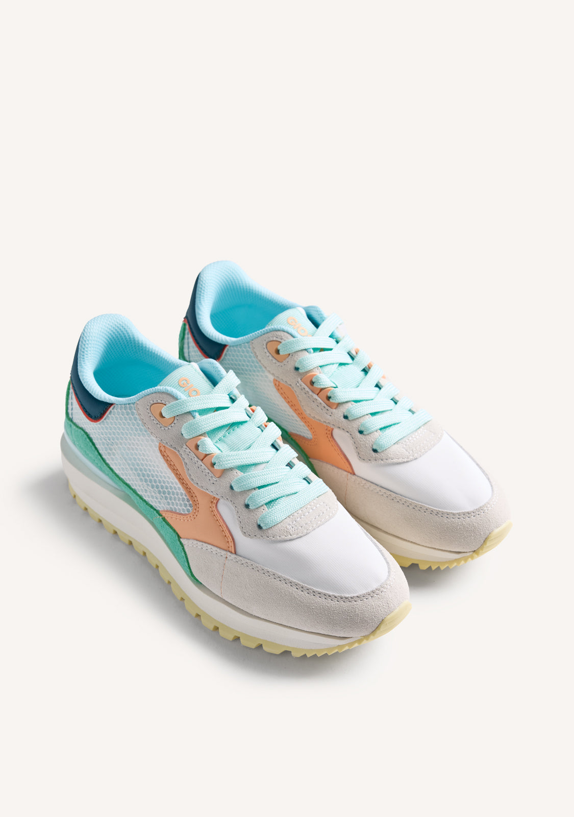 LEATHER AND MESH SNEAKERS KILIFI