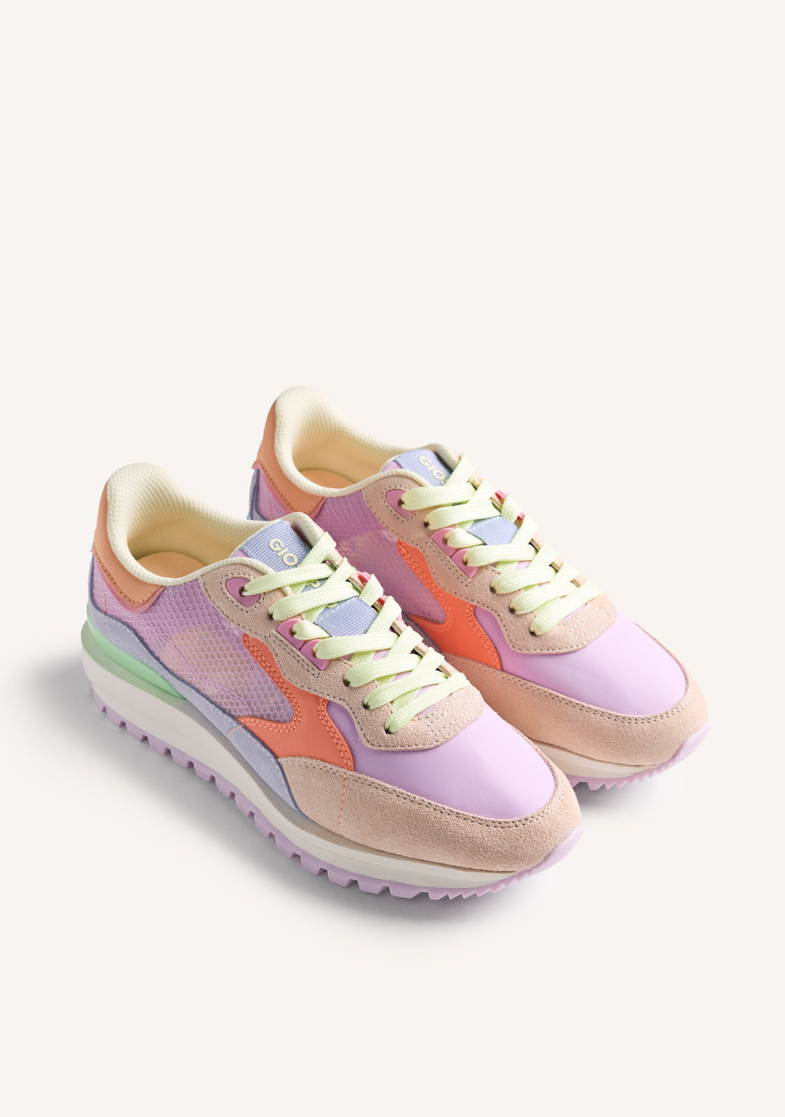 LEATHER AND MESH SNEAKERS KILIFI