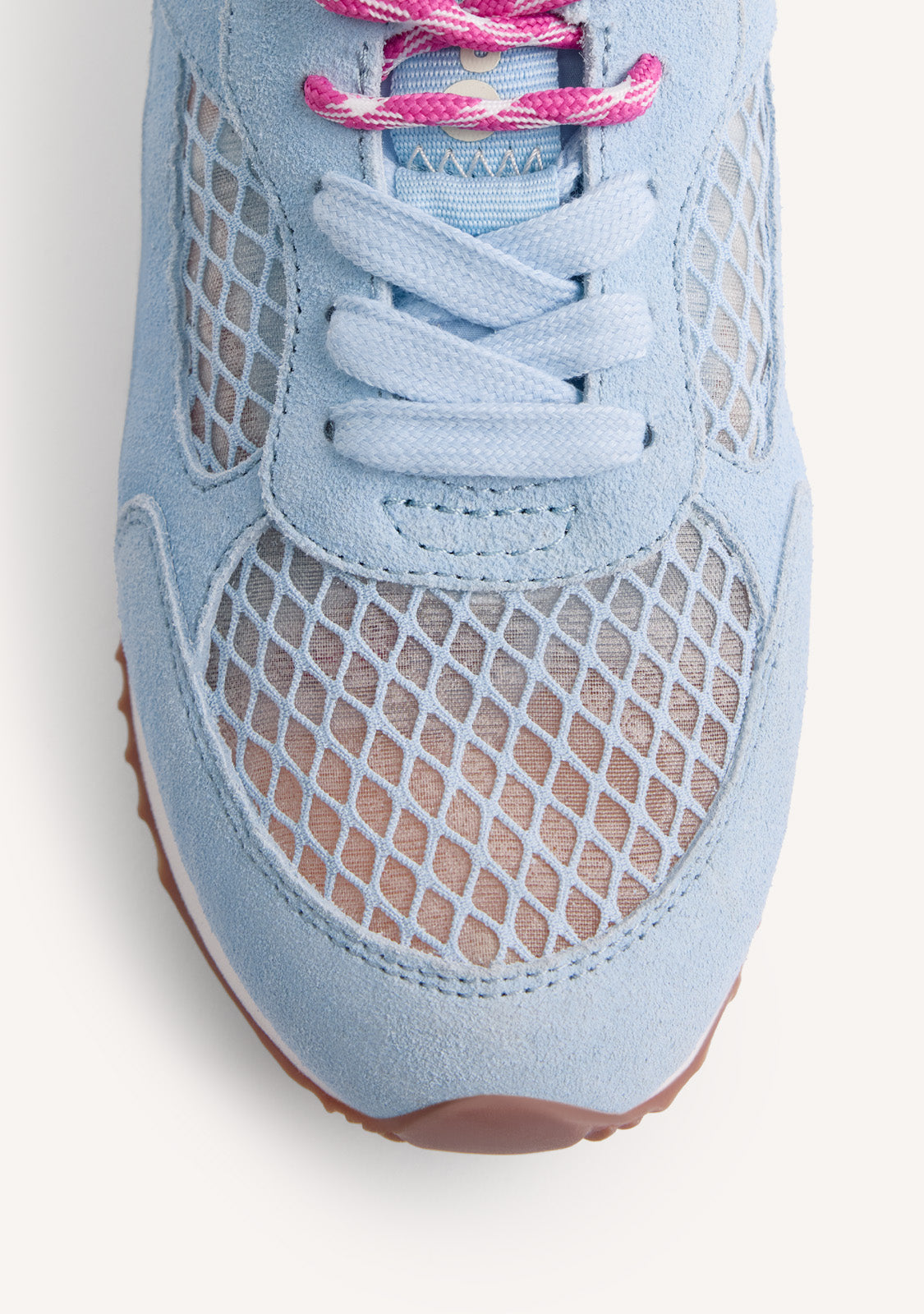 LEATHER AND MESH SNEAKERS ROXAS