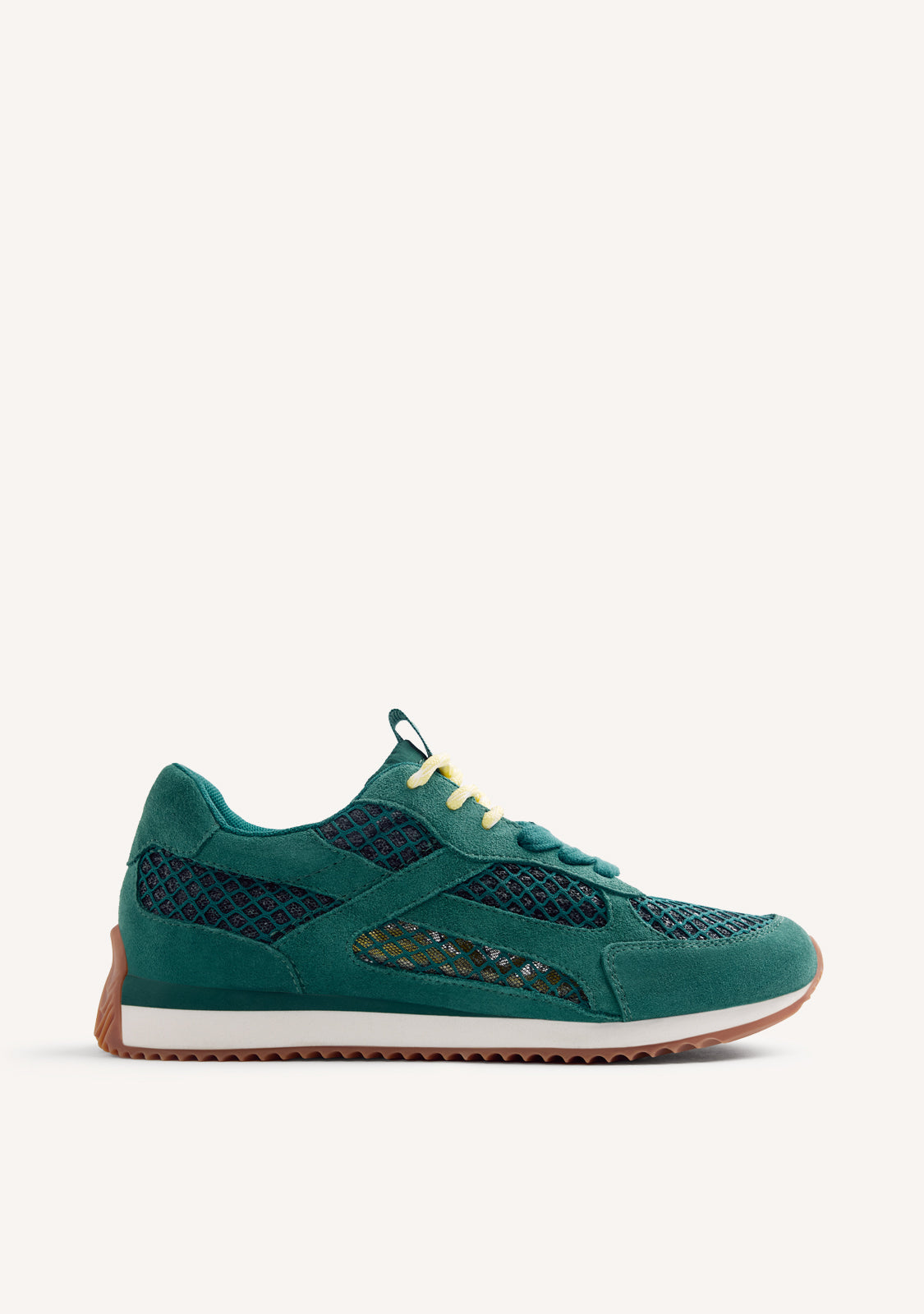 LEATHER AND MESH SNEAKERS ROXAS