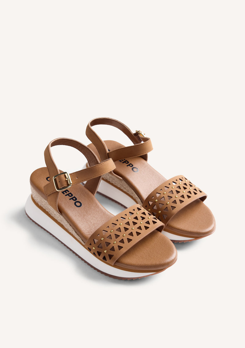 RAFFIA WEDGE SANDALS WETE