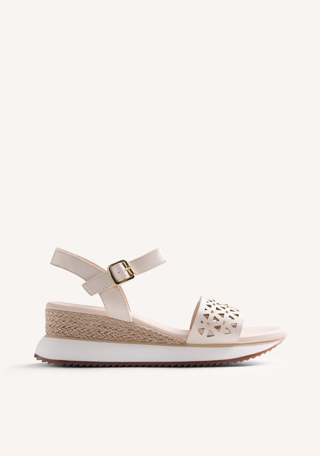 RAFFIA WEDGE SANDALS WETE