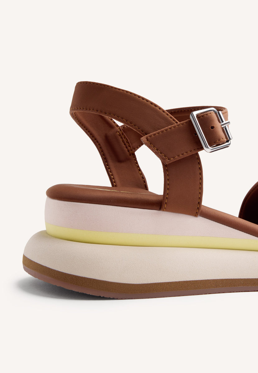 SANDALES COMPENSÉES SPORTIVES ZARIA