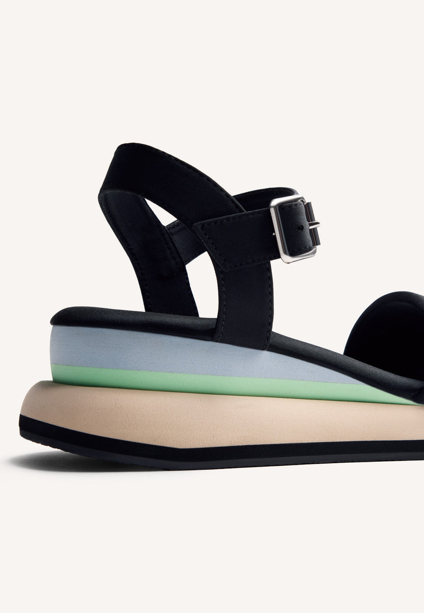 SANDALES COMPENSÉES SPORTIVES ZARIA