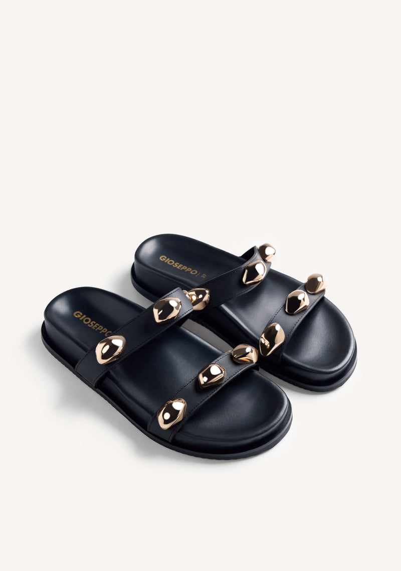JEWEL LEATHER BIO SANDALS KALOU