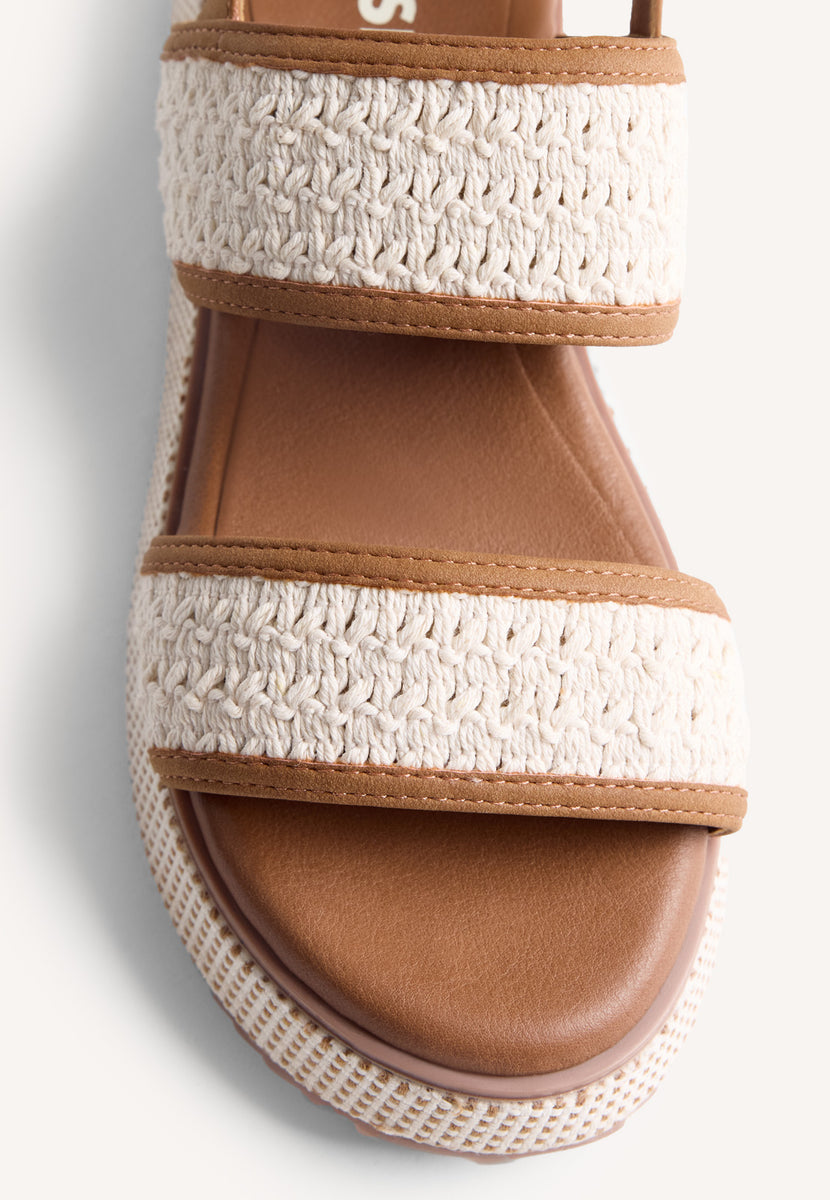 SANDALES COMPENSÉES AU CROCHET CHEPTAIS