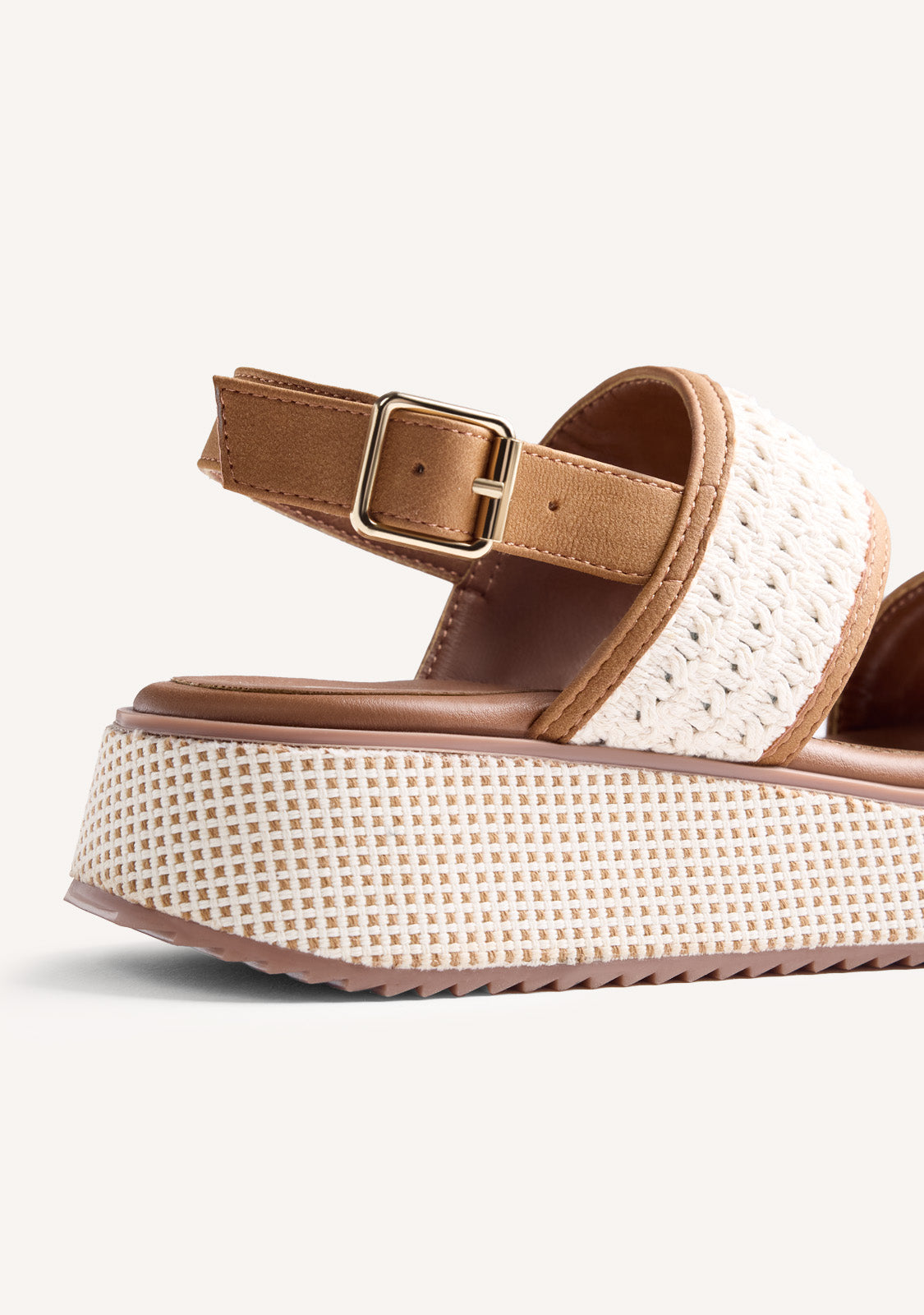 CROCHET WEDGE SANDALS CHEPTAIS