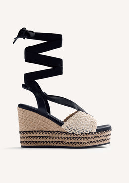 SANDALIAS CUÑA CROCHET DAGENHAM
