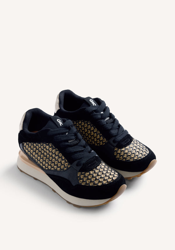 SNEAKERS ZEPPA PELLE E RAFIA RHAMU