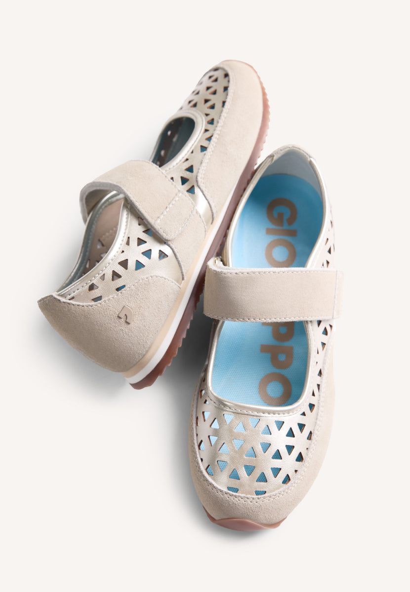 BAILARINAS DEPORTIVAS PIEL CALADA SINGIDA