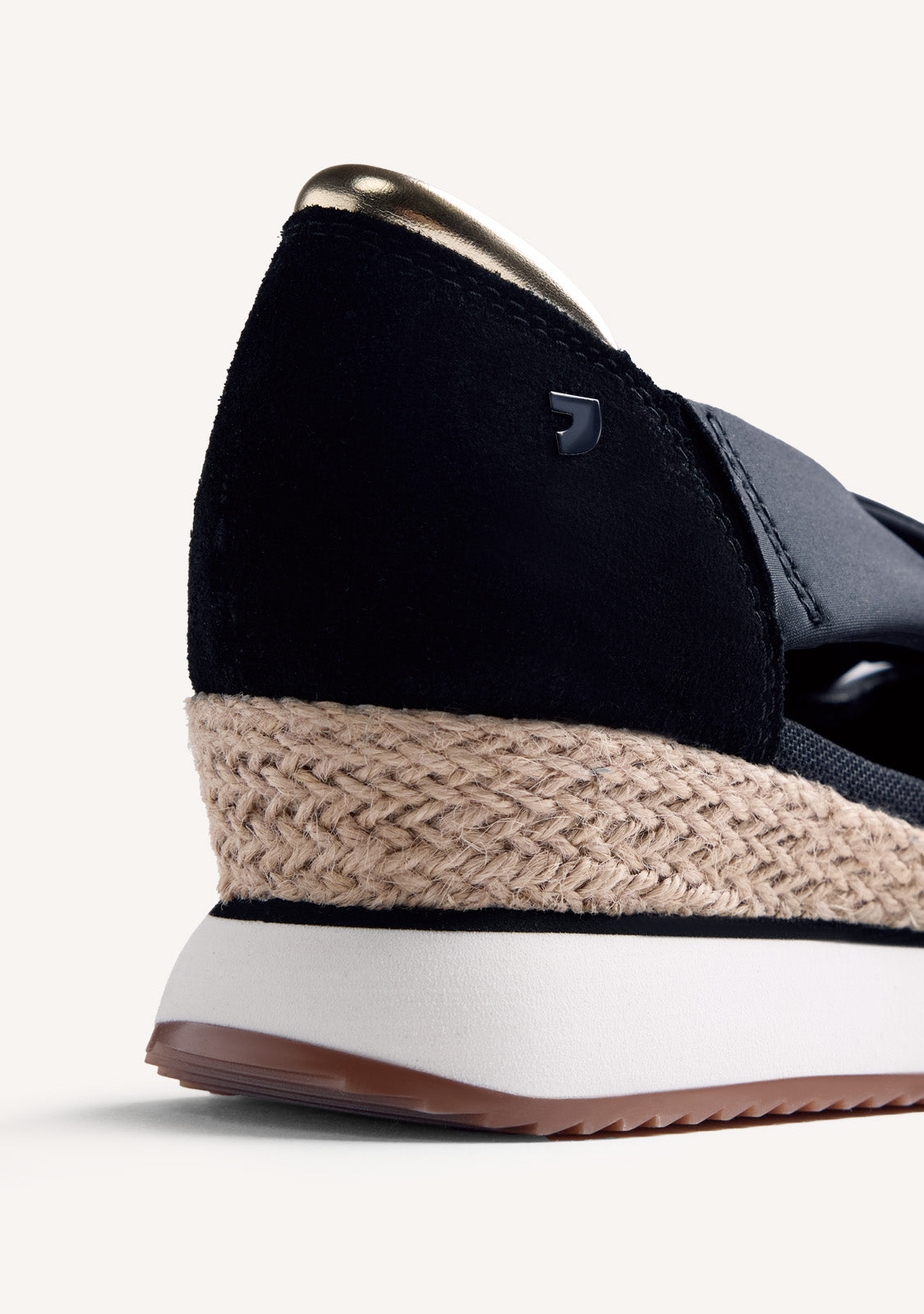 ANIMAL PRINT LEATHER OPEN WEDGE SNEAKERS GAPAN